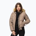 Moteriška žieminė striukė Pitbull Azalea Quilted Hooded dark sand 4