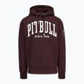 Vyriškas džemperis Pitbull Norton Hooded dark burgundy 4