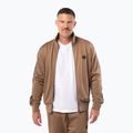 Vyriškas džemperis Pitbull Trackjacket Tape Logo Terry Group coyote brown