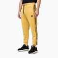 Vyriškos kelnės Pitbull Trackpants Tape Logo Terry Group pale yellow 4
