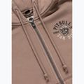 Moteriškas džemperis Pitbull Skull Surf Hooded Zip chocolate mousse 9
