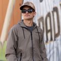 Vyriška striukė Pitbull Athletic Logo Nylon Hooded taupe 14