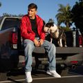 Vyriška striukė Pitbull Athletic Tape Nylon Hooded red 14