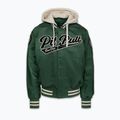 Vyriška striukė Pitbull Mason San Diego Baseball Hooded bottle green/beige 4