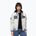 Moteriška striukė Pitbull Angela San Diego Hooded Varsity off white 3