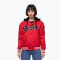 Moteriška striukė Pitbull Angela San Diego Hooded Varsity fluo/red