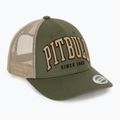 Vyriška kepurė su snapeliu Pitbull Mesh "Pitbull Norton" Trucker Low Profile green