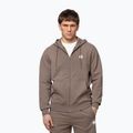 Vyriškas džemperis Pitbull Nugget Small Logo Hooded Zip brown savana