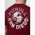 Vyriški marškinėliai Pitbull Dog SD burgundy 3