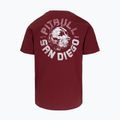 Vyriški marškinėliai Pitbull Dog SD burgundy 5