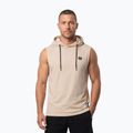 Vyriškas treniruočių džemperis Pitbull Mercado Hilltop Sleeveless Hooded pale sand