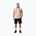 Vyriškas treniruočių džemperis Pitbull Mercado Hilltop Sleeveless Hooded pale sand 2