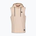 Vyriškas treniruočių džemperis Pitbull Mercado Hilltop Sleeveless Hooded pale sand 3