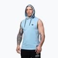 Vyriškas treniruočių džemperis Pitbull Mercado Hilltop Sleeveless Hooded light blue 4