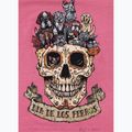 Moteriški marškinėliai Pitbull Dia De Los Perros washed pink 6