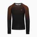 Vyriškas ilgomis rankovėmis rashguardas Pitbull Belt Rashguard brown 3