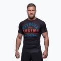 Vyriškas ilgomis rankovėmis rashguardas Pitbull Champion Bloodline Rashguard black