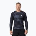 Vyriškas ilgomis rankovėmis rashguardas Pitbull World Rashguard black
