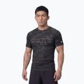Vyriški marškinėliai Pitbull Hex Camo Hilltop Rashguard black