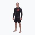 Vyriškas ilgomis rankovėmis rashguardas Pitbull Ray Rashguard fluo/red 2