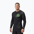 Vyriškas ilgomis rankovėmis rashguardas Pitbull Ray Rashguard fluo green