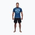 Vyriški marškinėliai Pitbull Rashguard Logo Palms blue 2