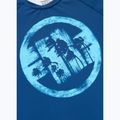 Vyriški marškinėliai Pitbull Rashguard Logo Palms blue 6