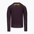 Vyriškas ilgomis rankovėmis rashguardas Pitbull Rashguard Logo Palms brown 4