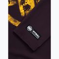 Vyriškas ilgomis rankovėmis rashguardas Pitbull Rashguard Logo Palms brown 8