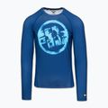 Vyriškas ilgomis rankovėmis rashguardas Pitbull Rashguard Logo Palms blue 3
