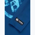 Vyriškas ilgomis rankovėmis rashguardas Pitbull Rashguard Logo Palms blue 8
