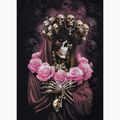 Moteriški marškinėliai Pitbull Santa Muerte black/pink 11