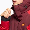 Vyriška slidinėjimo striukė 4F KUMN015 bordo spalvos 7