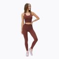 Moteriškos besiūlės treniruočių tamprės STRONG POINT Shape & Comfort Push Up rudos spalvos 1119 2