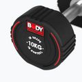Guminis hantelis Body Sculpture TPU BW 133 10 kg black 5