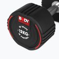 Guminis hantelis Body Sculpture TPU BW 133 12 kg black 5