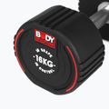 Guminis hantelis Body Sculpture TPU BW 133 16 kg black 5