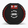Guminis hantelis Body Sculpture TPU BW 133 6 kg black 4