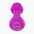 Guminis hantelis Body Sculpture BW 513 z PVC 2 kg purple 3