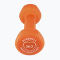 Guminis hantelis Body Sculpture BW 513 z PVC 3 kg orange 3
