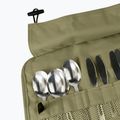 Stalo įrankių rinkinys OFFLANDER Camping Cutlery Set with Case green 5