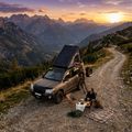 Stogo palapinė 2 asmenims OFFLANDER Triangle Slim Wolf black 12