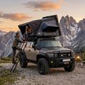 Stogo palapinė 2 asmenims OFFLANDER Fold Y 150 black 10