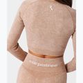 Moteriški treniruočių marškinėliai ilgomis rankovėmis Carpatree Yasmine Seamless beige stone wash 5