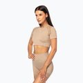 Moteriška treniruočių viršutinė dalis Carpatree Vibe Seamless beige melange