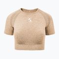 Moteriška treniruočių viršutinė dalis Carpatree Vibe Seamless beige melange 5