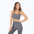MITARE Push Up Max fitneso liemenėlė tamsiai pilka K002