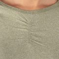 Moteriška treniruočių viršutinė dalis ilgomis rankovėmis MITARE Push Up Max Crop Top žalia K084 4