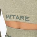 Moteriška treniruočių viršutinė dalis ilgomis rankovėmis MITARE Push Up Max Crop Top žalia K084 5