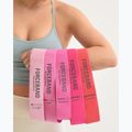 Treniruočių juostų rinkinys FORCEBAND Mini Band 5 szt. + E-BOOK pink 5